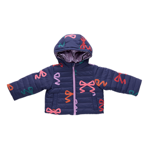 Pink Chicken Multi Bow Reversible Riley Jacket
