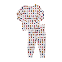 Load image into Gallery viewer, Pink Chicken Multi Dreidels Bamboo PJ Set
