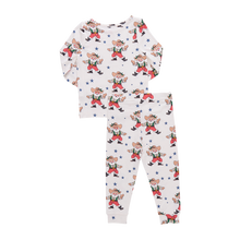 Load image into Gallery viewer, Pink Chicken Bamboo PJ Set- Western Santas
