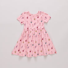 Load image into Gallery viewer, Pink Chicken Mini Candy Canes Sunny Dress
