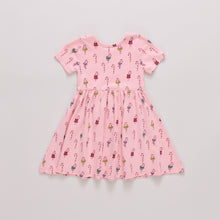 Load image into Gallery viewer, Pink Chicken Mini Candy Canes Sunny Dress
