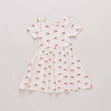 Load image into Gallery viewer, Pink Chicken Mini Santa Sunny Dress
