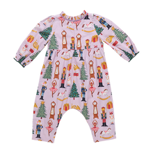 Load image into Gallery viewer, Pink Chicken Lavender Nutcracker Charlie Jumper

