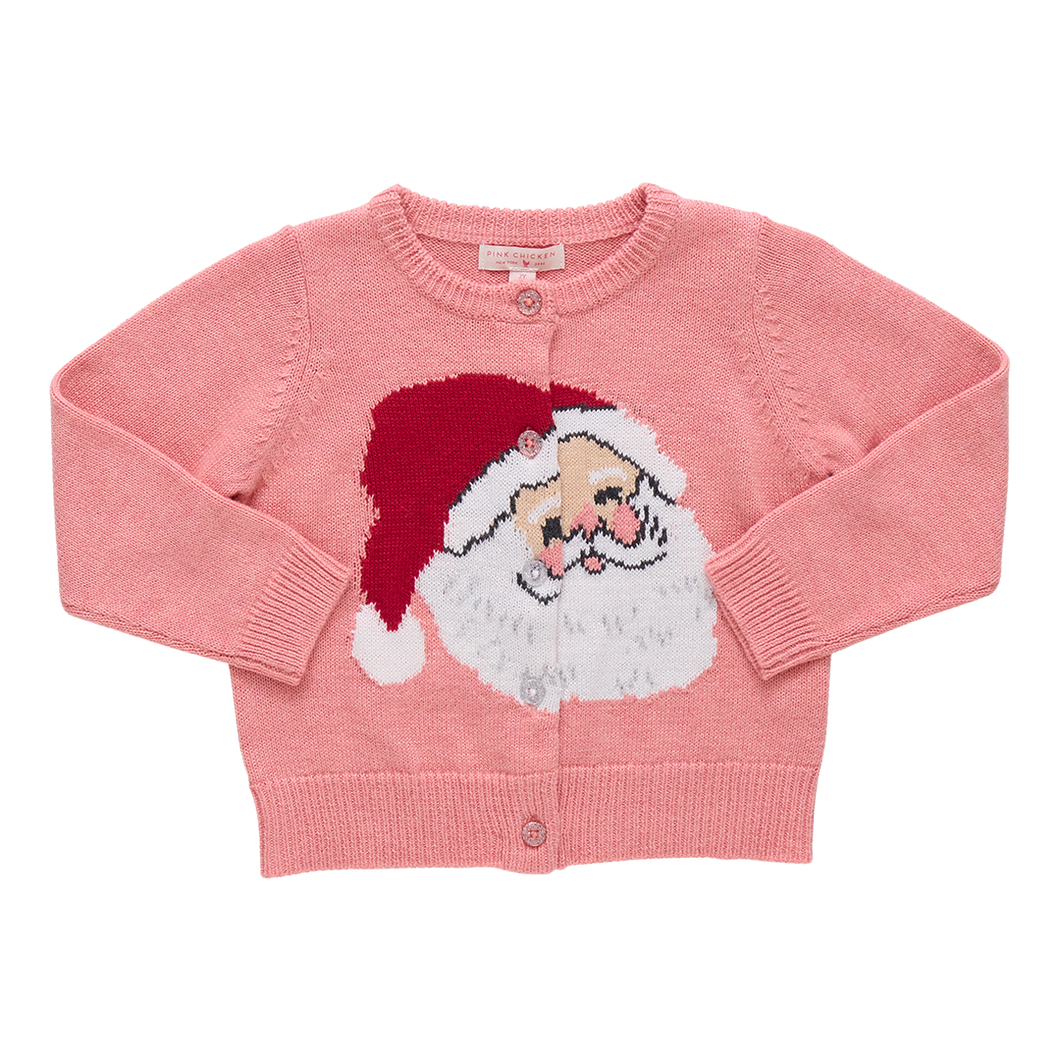 Pink Chicken Santa Maude Sweater