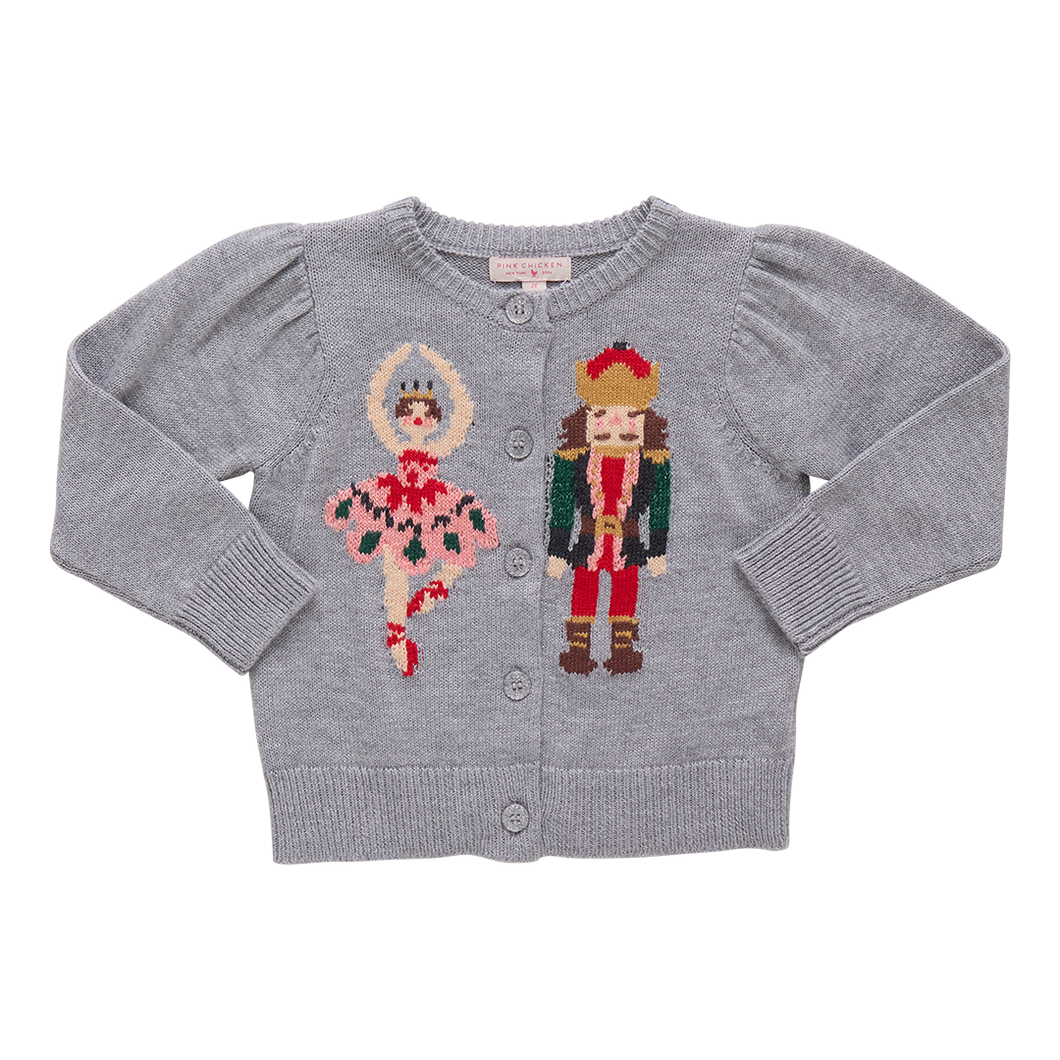 Pink Chicken Nutcracker Constance Sweater
