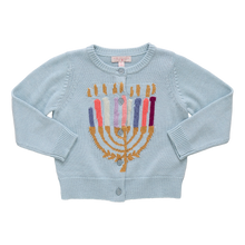 Load image into Gallery viewer, Pink Chicken Blue Menorah Maude Sweater

