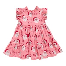 Load image into Gallery viewer, Pink Chicken Pink Candy Cane Santa Jennifer Dress
