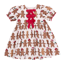 Load image into Gallery viewer, Pink Chicken Gingerbread Cookie Hermione Dress
