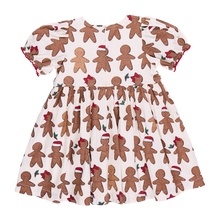 Load image into Gallery viewer, Pink Chicken Gingerbread Cookie Hermione Dress
