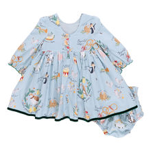 Load image into Gallery viewer, Pink Chicken 12 Days of Christmas Amma Dress Set
