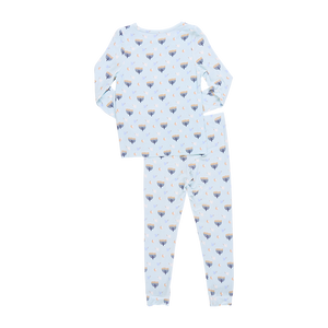 Pink Chicken Peaceful Hanukkah Bamboo PJ Set