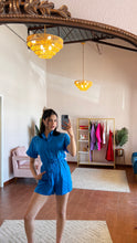 Load image into Gallery viewer, FRNCH Electric Blue Romper
