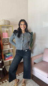 ASTR The Label Melvie Sweater- Grey