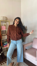 Load image into Gallery viewer, ASTR The Label Olenna Jacket- Rust Brown

