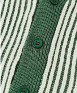 Rylee + Cru Haywood Cardigan- Green Stripe