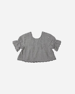 Rylee + Cru Set- Black Gingham