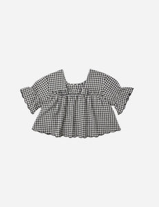 Rylee + Cru Set- Black Gingham
