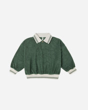 Load image into Gallery viewer, Rylee + Cru Collared Sweatshirt- Green
