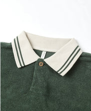 Load image into Gallery viewer, Rylee + Cru Collared Sweatshirt- Green
