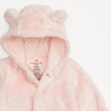 Load image into Gallery viewer, Magnetic Me Minky Bear Footie- Pink Blossom
