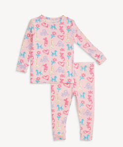 Magnetic Me PJ Set- Pink Party Animals Glow In The Dark