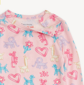 Magnetic Me PJ Set- Pink Party Animals Glow In The Dark
