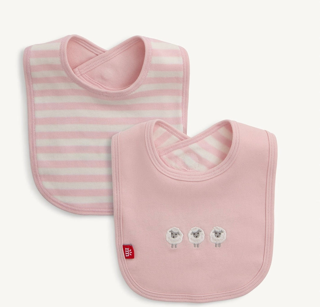 Magnetic Me Organic Cotton Reversible Bip- Pink Stripe
