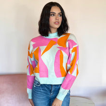 Load image into Gallery viewer, Colorful Abstract Sweater
