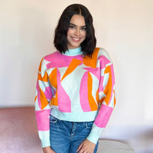Load image into Gallery viewer, Colorful Abstract Sweater
