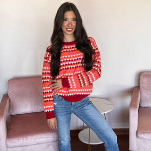 Bright & Cozy Dotted Sweater