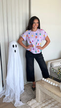 Load image into Gallery viewer, Queen of Sparkles Lavender Multi Spider Tee
