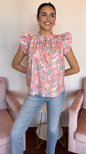 Load image into Gallery viewer, Swing Into Spring Short Sleeve Blouse- Light Pink
