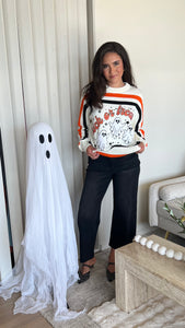 Queen of Sparkles Trick or Treat Ghost Sweatshirt