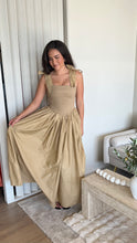 Load image into Gallery viewer, Poplin Smocked Midi Dress
