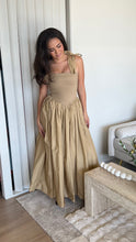 Load image into Gallery viewer, Poplin Smocked Midi Dress
