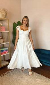 ASTR The Label Felicienne Maxi Dress- White