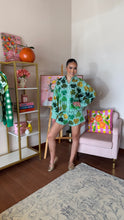 Load image into Gallery viewer, QUEEN OF SPARKLES GREEN AND WHITE STRIPED SHAMROCK SET
