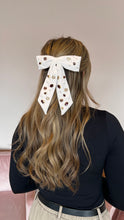 Load image into Gallery viewer, Brianna Cannon White Texas A&amp;M Bow Hair Clip
