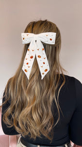Brianna Cannon White University of Texas Bow Hair Clip