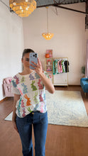 Load image into Gallery viewer, QUEEN OF SPARKLES WHITE MULTI EASTER BUNNY TEE
