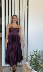 ASTR The Label Ascella Dress- Wine