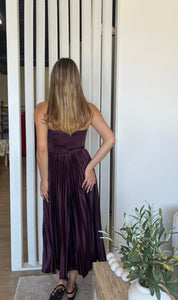 ASTR The Label Ascella Dress- Wine