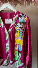 Load image into Gallery viewer, Queen of Sparkles Candy Nutcracker Cardigan
