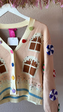 Load image into Gallery viewer, Queen of Sparkles Gingerbread House Cardigan
