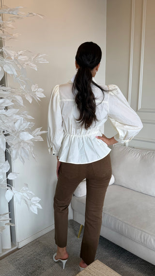 CREAM BLOUSE