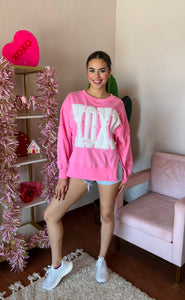 'XOXO' Pink Sweatshirt