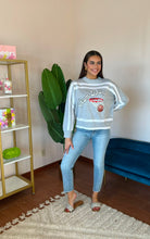 Load image into Gallery viewer, Queen of Sparkles Grey Slam Dunk Sweater
