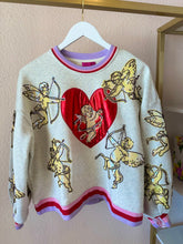 Load image into Gallery viewer, Queen of Sparkles Cupid Sweatshirt
