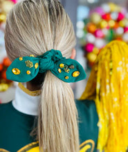 Load image into Gallery viewer, Brianna Cannon Baylor Green Logo Bow Scrunchie
