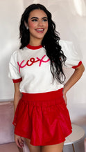 Load image into Gallery viewer, XOXO Short Sleeve Sweater
